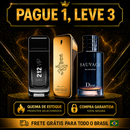 QUEIMA DE ESTOQUE - 3 Perfumes Masculinos Importados (100ml cada) - Sauvage Dior l One Million l 212 VIP Black