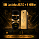 Kit 2 Perfumes Importados - Árabe Lattafa ASAD + 1 Million (100ml)
