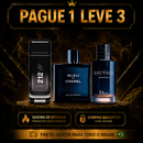 Kit 3 Perfumes Masculinos Importados (100ml cada) - Sauvage Dior l Bleu de Chanel l 212 VIP Black [ ÚLTIMAS UNIDADES PARA REVENDA)