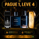 Kit 4 Perfumes Masculinos Importados (100ml cada) - Sauvage Dior l One Million l 212 VIP Black  l Bleu De Chanel [ ÚLTIMAS UNIDADES )