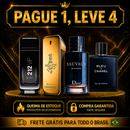 Combo 4 Perfumes Masculinos Importados (100ml) - 1 Million | Invictus | 212 VIP | Bleu [FRETE GRÁTIS]