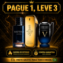 Kit 3 Perfumes Masculinos Importados (100ml cada) One Million  l Invictus Men  l 212 VIP Black [ PROMOÇÃO POR TEMPO LIMITADO]